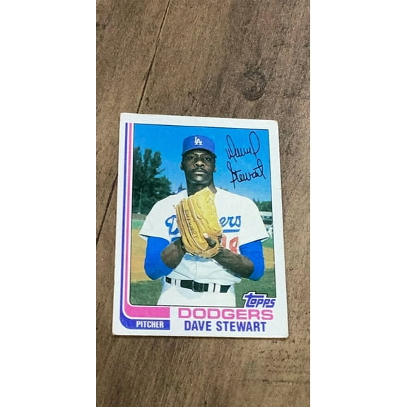 Dave Stewart 1982 Topps 213 trading card