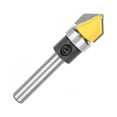 thumbnail image 4 of Woodworking Woodworking Cutter Copying VShaped Knife High Hardness Carpenter Tools 1/4 x 1/2, 4 of 7