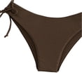 thumbnail image 7 of Minjewel Women's Strapless Bikini Top & Bottom Set Two Piece Sexy Push Up Swimsuit for Beach Photos Summer Vacation,Coffee,M, 7 of 7