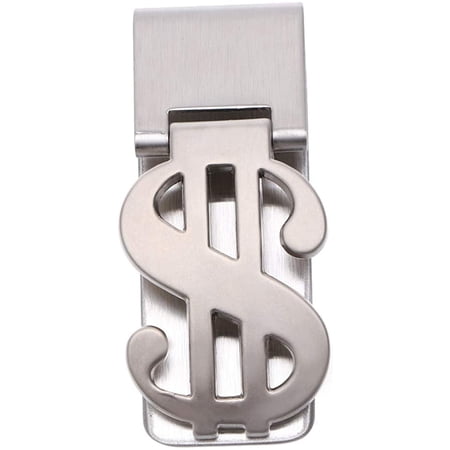 Money Clips Dollar Sign Shape Premium Stainless Steel Banknote Clips ...