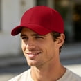 thumbnail image 4 of Baseball Cap Golf Dad Hat Adjustable Original Classic Low Profile Cotton Hat Unconstructed Plain Cap Men Women, 4 of 7