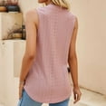 thumbnail image 4 of Boho Tank Tops for Women Hollow out V Neck Sleeve Blouse Shirt Tunic Tops to Wear with Leggings Summer Casual Tanks, 4 of 5