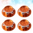 thumbnail image 2 of Rc Car Wheel Hub Nut 4pcs Aluminium Alloy Wheel Hub Cover 17mm Lock Nut Thread Dustproof Non-Slip Nut for 1/8 Rc Car Truck Cnc Machining (Golden), 2 of 8