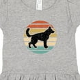 thumbnail image 4 of Inktastic German Shepherd Silhouette Vintage Retro Girls Toddler Dress, 4 of 5