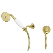 Kingston Brass KX1052BE Victorian Hand Shower Kit, Polished Brass