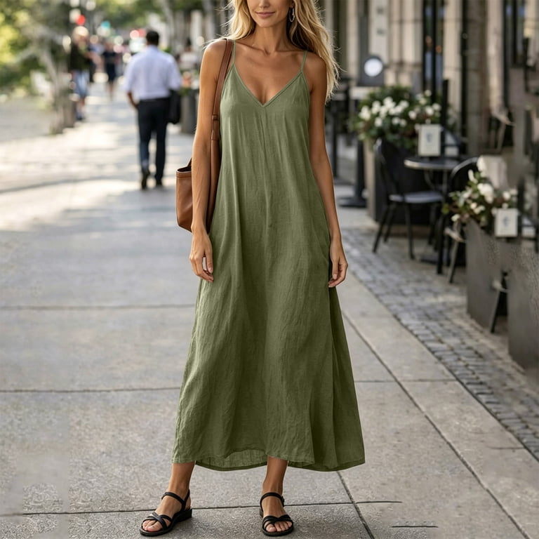 olive green vacation dress Vacation Dress in Olive Green