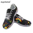 thumbnail image 1 of Zapatos de mujer con estampado de bandera de Doginthehole, diseño de marca LGBT Love, zapatos planos casuales, zapatillas de deporte de malla transpirable para hombre, 1 of 6