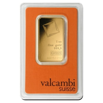 1 oz Valcambi Gold Bar in Assay .9999 Fine