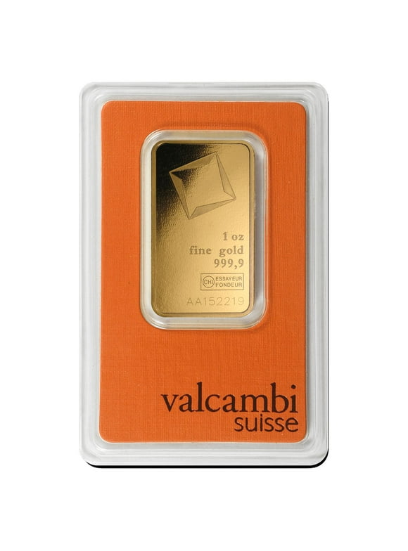 1 oz Valcambi Gold Bar in Assay .9999 Fine