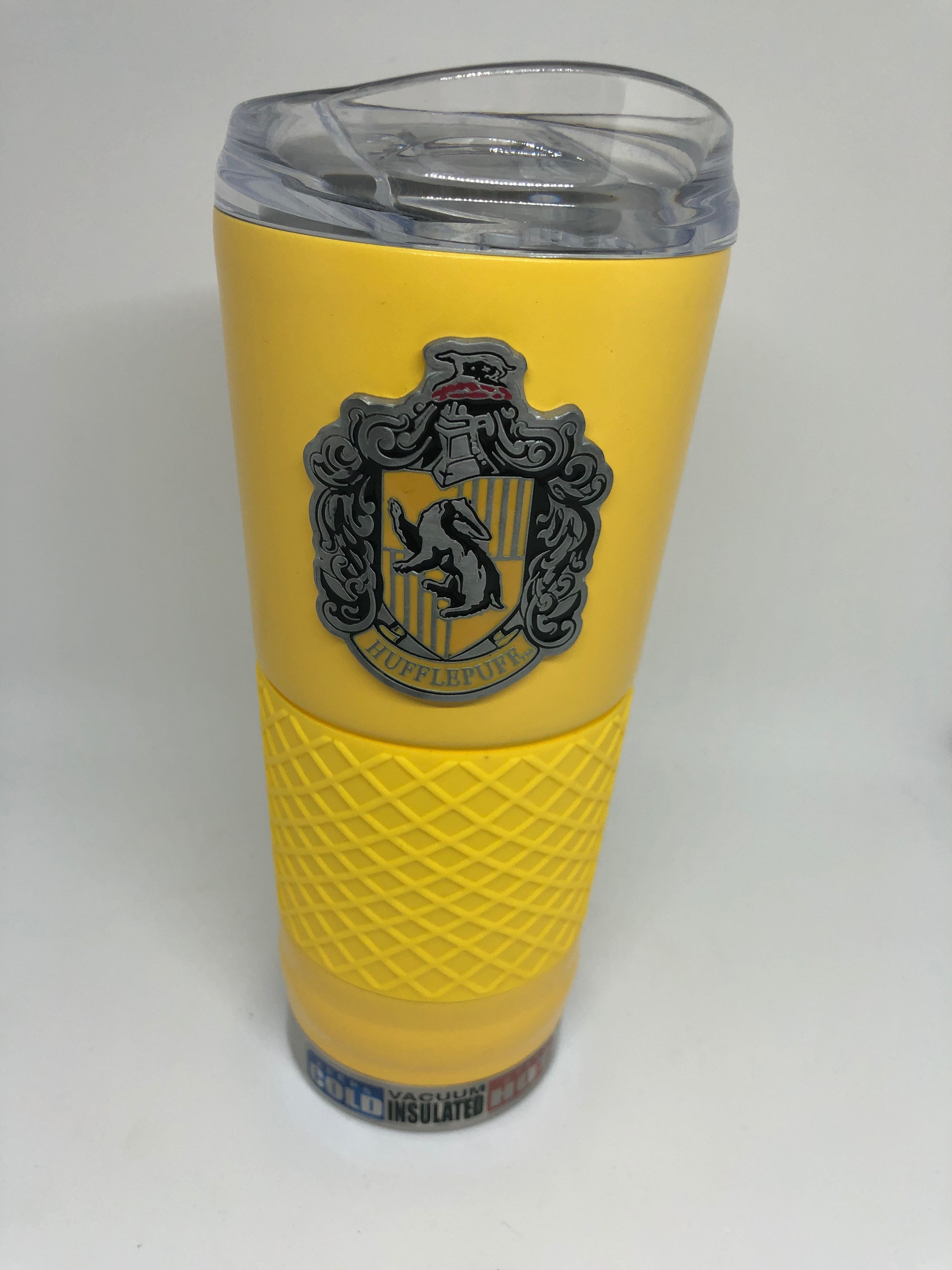 Harry Potter Hufflepuff Inspired House EpoxyResin Tumbler READY TO SHIP Double wall stainless steel 20 Oz