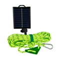 thumbnail image 1 of Festive Living Solar Luminous Paracord Rope, 23ft Solar-Powered Green Glow Rope with Remote, 8 Lighting Modes + Timer, 500 mAh Battery, IP66 Waterproof for Outdoor Camping, 1 of 8