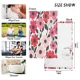 thumbnail image 6 of Yayeee 100% Cotton Hand Towels for Bathroom 16" x 28" Soft Absorbent Kitchen Towel, Pink and Red Flowers, 6 of 7