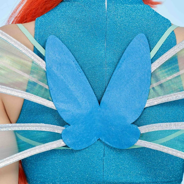 Officially Licensed] Winx Club Bloom Fairy Costume Outfit Top and Skirt  with Wings, XXL - Walmart.com