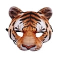 thumbnail image 4 of Mascarilla cara de tigre creativa Hugo para mujer Amarillo Accesorios de Halloween de tigre, 4 of 7