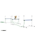 thumbnail image 1 of PawHut 4PCs Dog Agility Equipment Set with Adjustable Height Hurdles, White, 1 of 10
