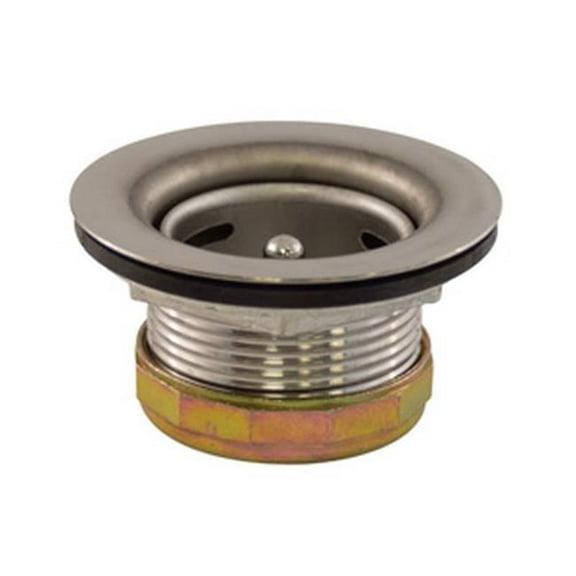 John L Schultz 4226510 2.5 in. Aqua Dynamic Bar Sink Strainer, Stainless Steel