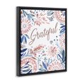 thumbnail image 2 of Stupell Industries Traditional Grateful Pink Floral Blossoms Black Floating Frame Canvas Art, 17 x 21, by Cherish Flieder, 2 of 7