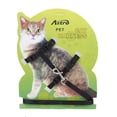 thumbnail image 3 of Cinturón de Correa para Caminar con Arnés de Correa de Cuello de Gato Ajustable para Mascotas - Negro Fernando Correa de cuello, 3 of 8
