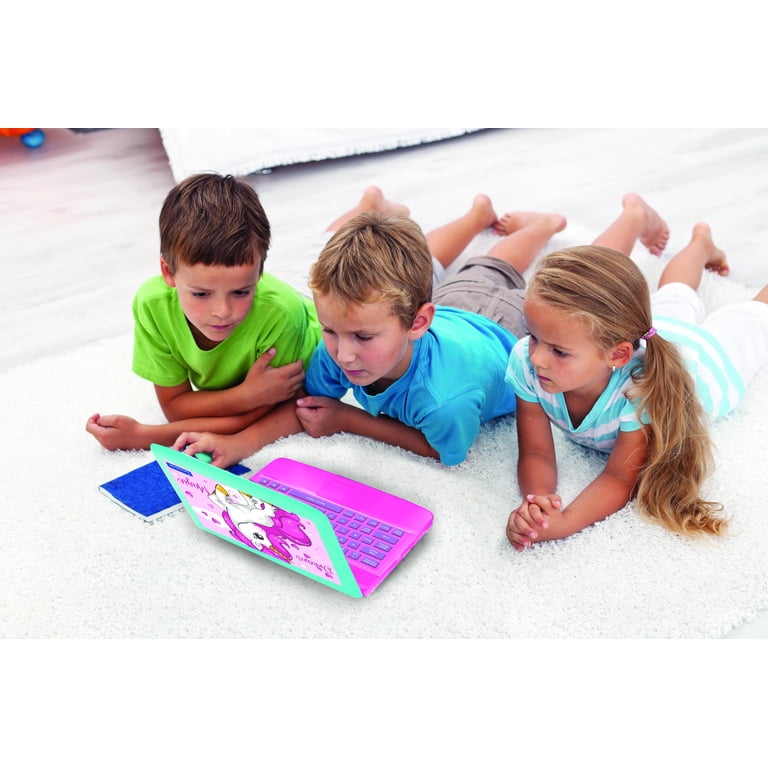 Lexibook Unicorn Bilingual Talking Educational Laptop, 124