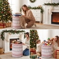 thumbnail image 7 of Christmas Storage Basket, Foldable Laundry Hamper with Waterproof Lining, Large Collapsible Bin for Blankets Toys, Festive Home Organizer, 7 of 7