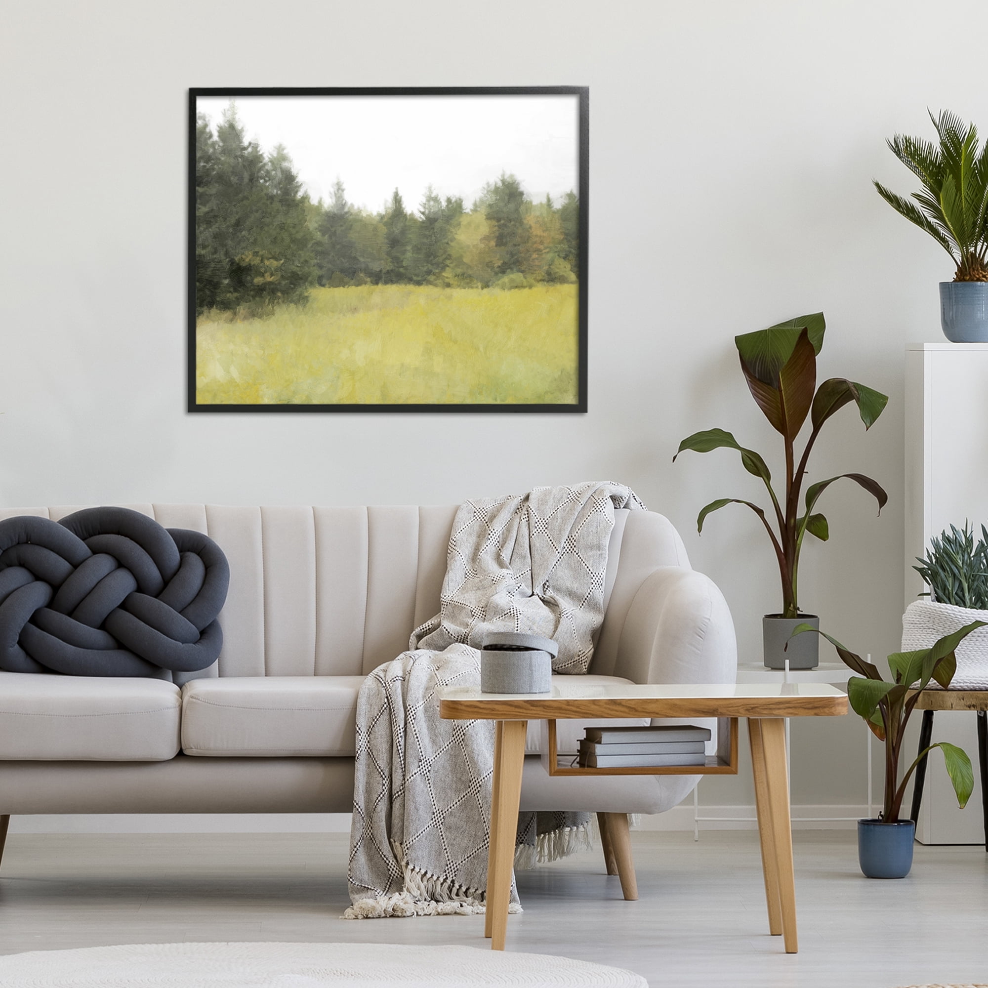 Stupell Industries The Forest's Vast Clearing Black Framed Giclee Art, design by Kim Curinga