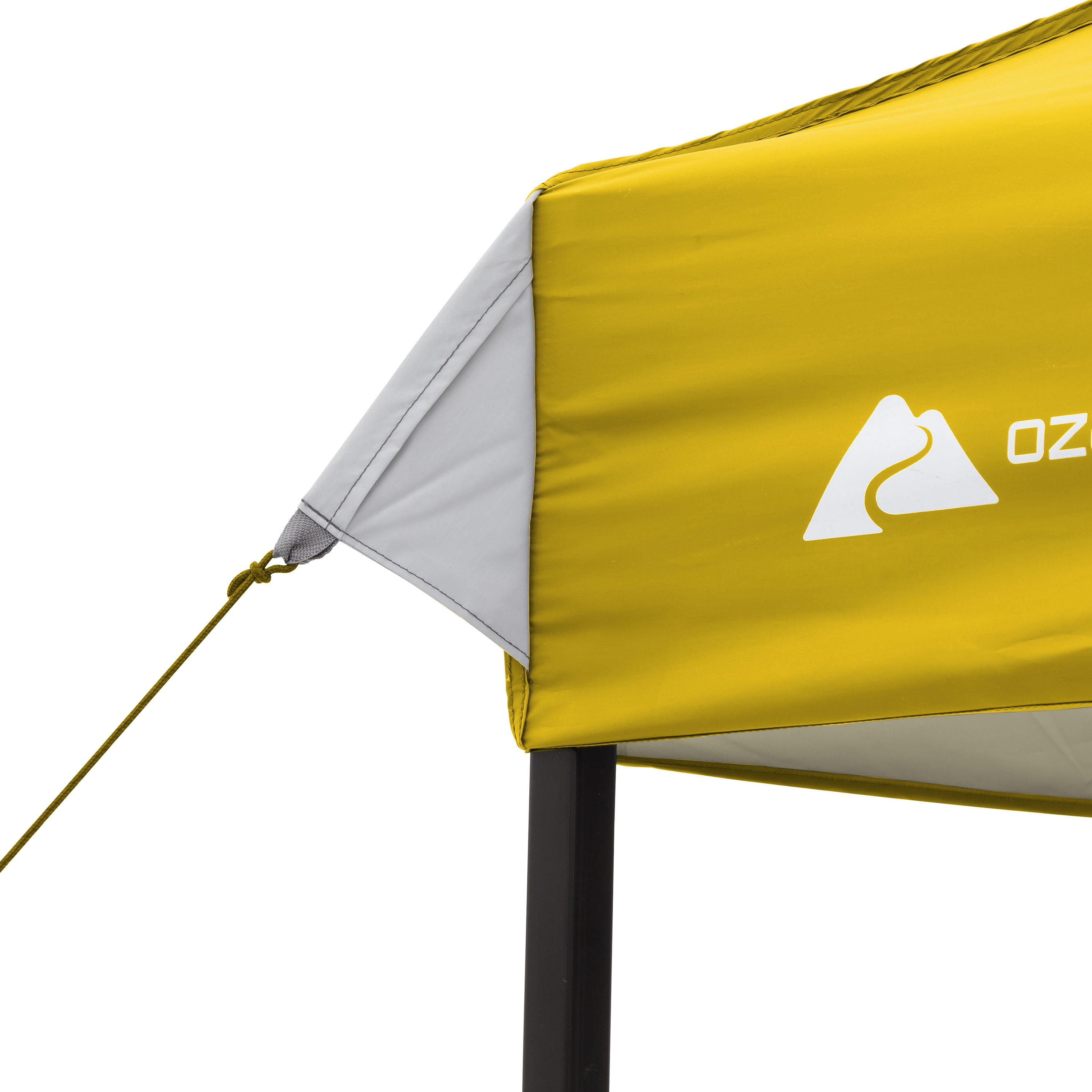 Ozark Trail 10x10 Instant Pop Up Canopy Tent with Simple Push Setup – Straight Leg Pop-Up Tent for Tailgating, Camping & Events, Yellow Gold