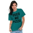 thumbnail image 3 of Feed Me Pizza Men's Graphic T Shirt Tees Brisco Brands 4X, 3 of 7