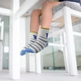 thumbnail image 4 of Toddler Non Slip Socks- 12 Pairs Anti Skid Kids Socks Cute Crew Grips Sock for 1-7 Years Boys Girls Children, 4 of 7