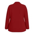 thumbnail image 3 of yillto Plus Size Womens Blazer Jacket Casual Work Office Long Sleeve Button Front Cardigan Suit Jackets, 3 of 6