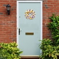 thumbnail image 3 of Harpi Spring Wreaths for Front Door Clearance, Greenery Summer Wreath, Festival Wreath A Variety Of Flower Styles Wreath Party Door Decoration Spring and Summer Simulation Wreath Door Decoration, 3 of 4