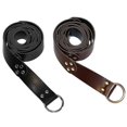 thumbnail image 3 of Medieval Viking Pirate Leather Ring Belt Steampunk Long Loop Knot Waistband Men Larp Knight Costume Cosplay Accessory For Adult, 3 of 4