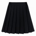 thumbnail image 4 of NIEWTR Girls Pleated Tennis Skirts for Girls Athletic Toddler High Waist Activewear Kids Golf Skirts with Pockets(A01-Black,12-13 Years), 4 of 4