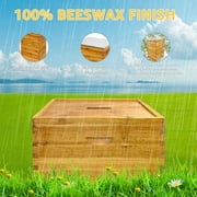 Jacgood 5 Box Bee Box for Beekeeping,Langstroth beehive with 2 Deep Boxes & 3 Super Boxes without Frames