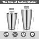 thumbnail image 2 of Cocktail Shaker Set Boston 18 Oz y 28 Oz Acero Inoxidable 6 Piezas para Barra Profesional y Hogar, 2 of 6