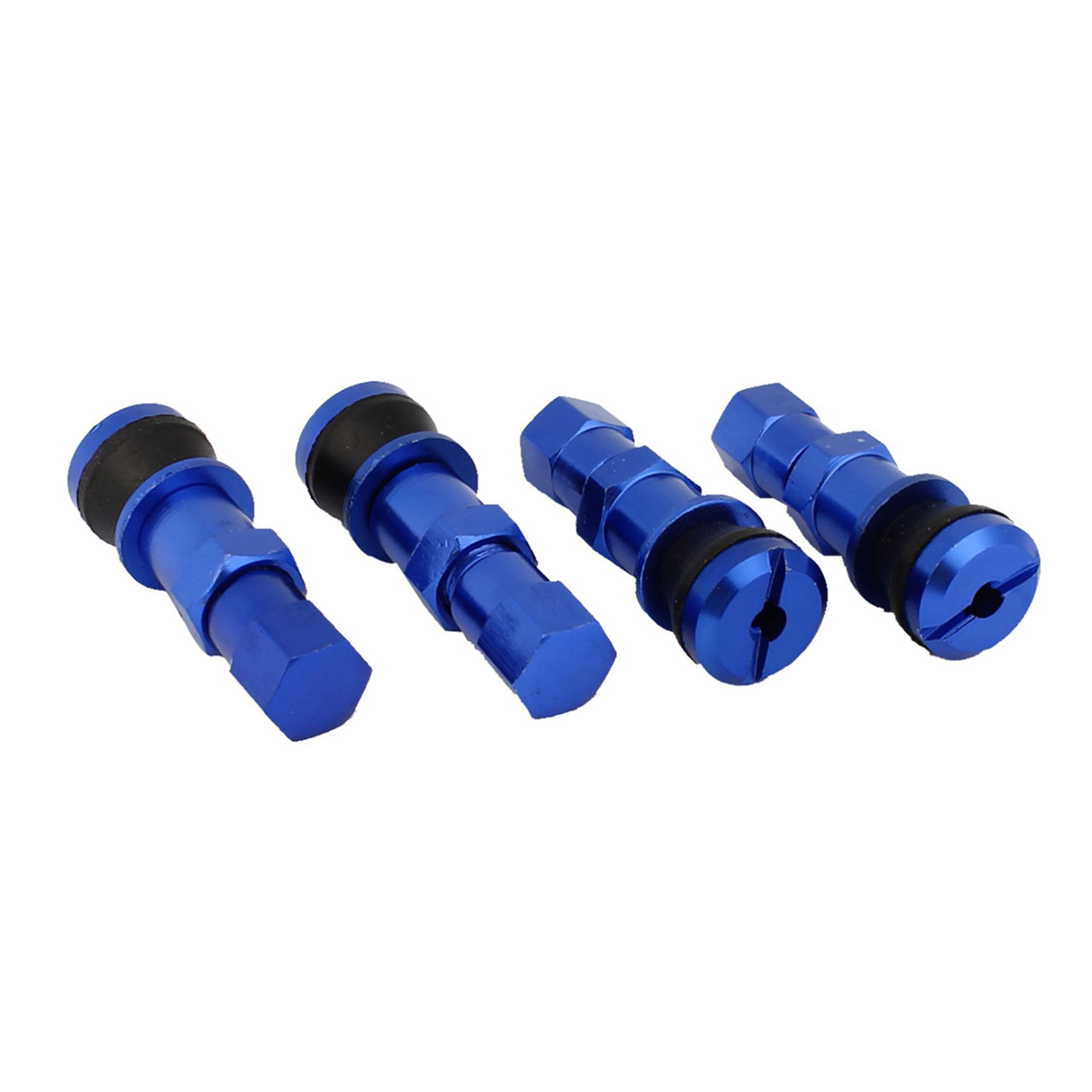 Unique Bargains 4PCS Adapter in Wheel Rim Tire Valve Stem Cap Covers for Auto Vehicles