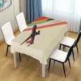 thumbnail image 3 of Yayeee Tablecloths for Rectangular Tables 54 x 54 inch Party Table Cover, Colorful Plane Stripes, 3 of 6