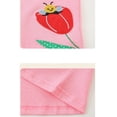 thumbnail image 5 of Bellafa Toddler Girl Long Sleeve Dress Stripe Flower Christmas Easter Cotton Casual Tunic Playwear Basic Shirt Party Dresses, 5 of 8