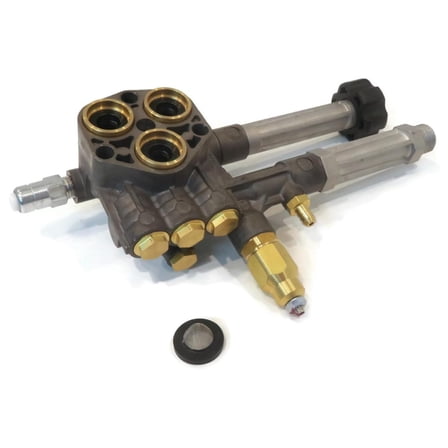 Genuine | Annovi Reverberi Complete Pump Head for SRMW2.3G28 & SRMW2.4G28 Model Pumps Only Black