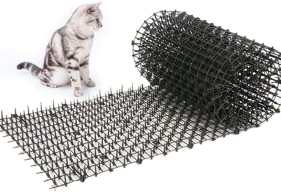 Gardentisan Garden Cat Scat Mat with Plastic Spikes Anti-Cats and Pest Prickle Strip 78x11 