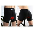 thumbnail image 4 of Toystoory Hombres/mujeres silicona esponja transpirable acolchado bicicleta ciclismo ropa interior pantalones cortos Type3 NO3, 4 of 6