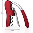 thumbnail image 2 of Red Wine Corkscrew Set - Zinc Alloy Red Wine Corkscrew Set (red) (1pcs), 2 of 5
