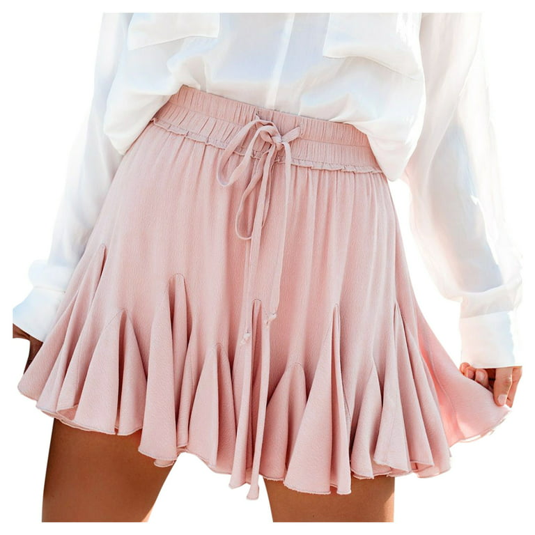 Pleated Mini Skirts for Women