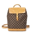 thumbnail image 1 of Pre-Owned Louis Vuitton Brown Arlequin Soho Backpack Damier Ebene, 1 of 10