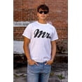 thumbnail image 4 of Mr Husband To Be Newlywed Groom Men's Graphic T Shirt Tees Brisco Brands S, 4 of 5