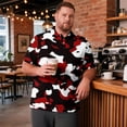 thumbnail image 2 of Sewkxo Men's Big and Tall Polo Shirts UPF 50+ Casual Work Quick Dry Short Sleeve Collared Golf Shirt（XL-8XL）,Wine 5XL, 2 of 7