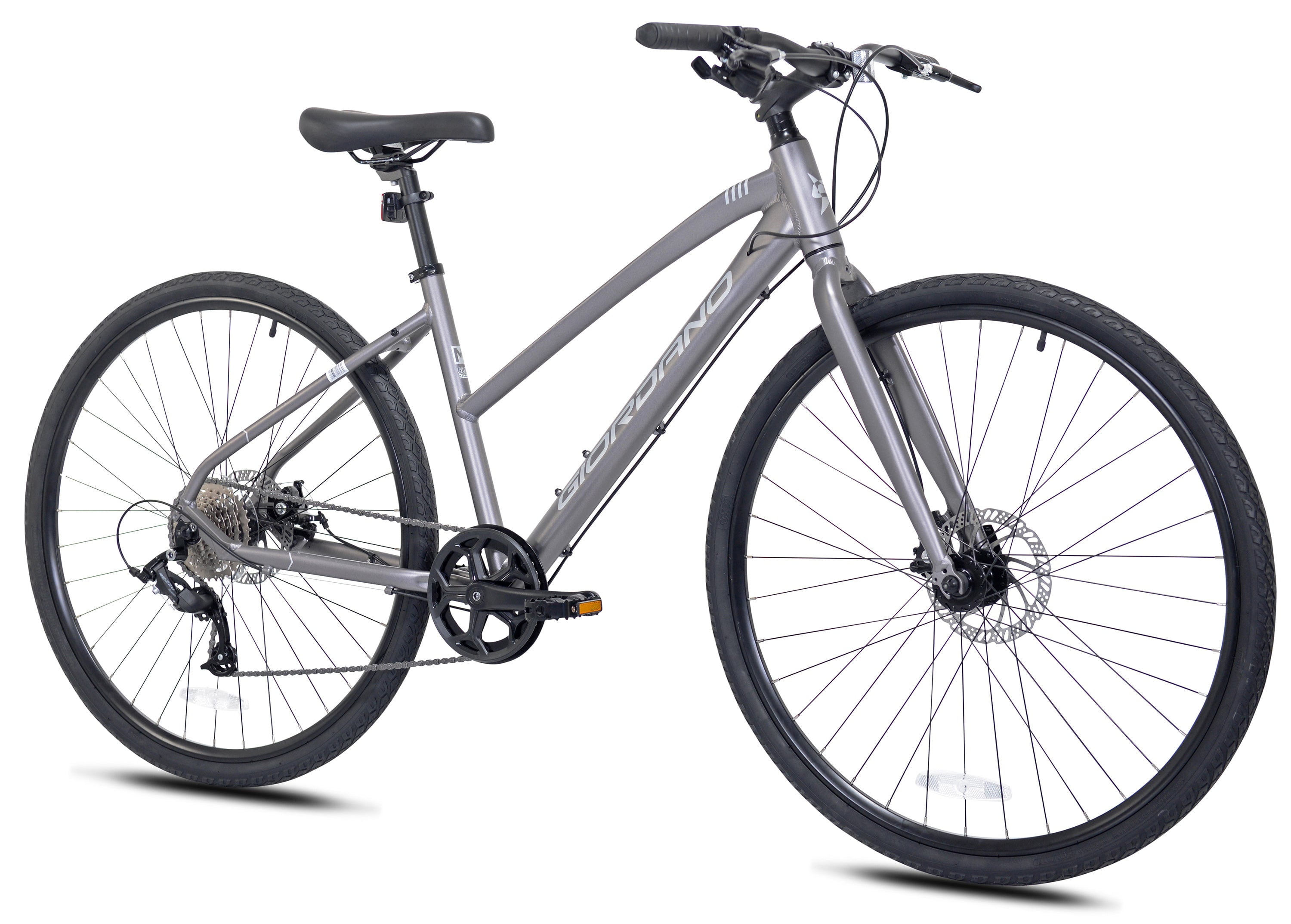 700C Giordano H1 Hybrid Adult Bicycle, Medium Frame Fits Rider 5'3