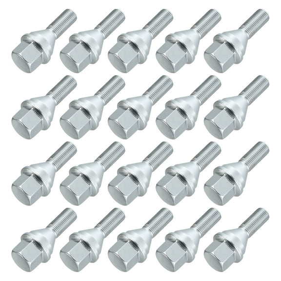 Unique Bargains 20 Pcs M12x1.25 Wheel Lug Bolts Nuts Hub Assembly Wheel Stud for Jeep Cherokee 2014-2022 No.6509933AA