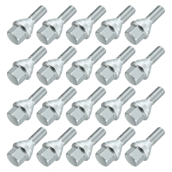 Unique Bargains 20 Pcs M12x1.25 Wheel Lug Bolts Nuts Fit for Jeep Cherokee 2014-2022 No.6509933AA/53182366/6511051AA