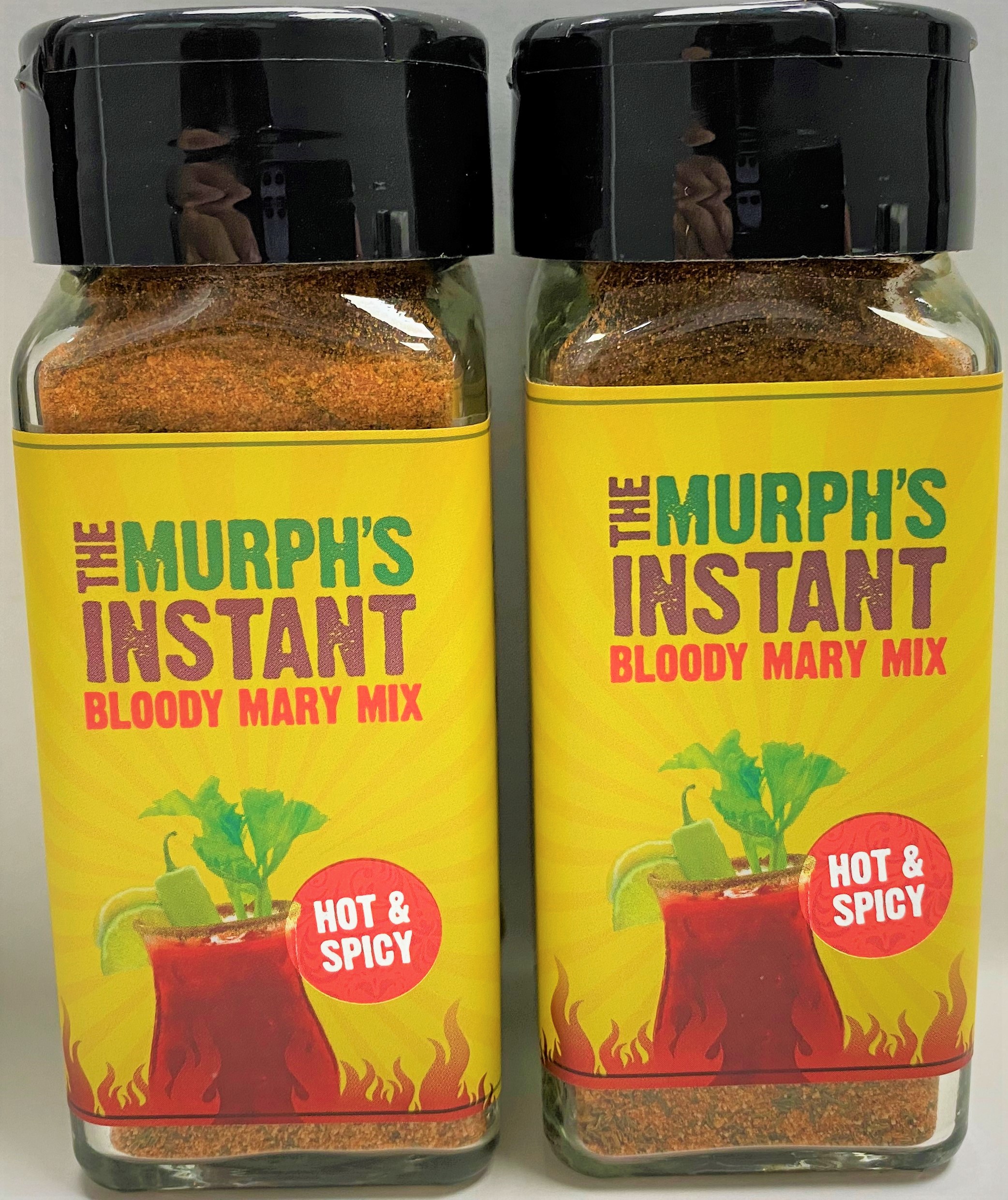 The Murph's Famous Instant Bloody Mary Mix, Hot & Spicy (2 Pack