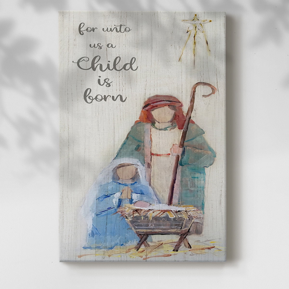 For Unto Us- Gallery Wrapped Canvas